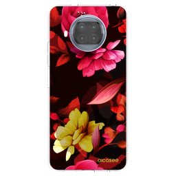 Átlátszó szilikon tok az alábbi mobiltelefonokra Xiaomi Mi 10T Lite - Dark Peonny