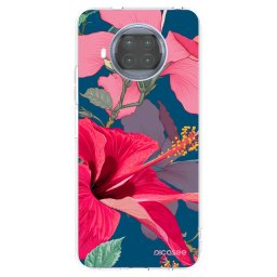 Átlátszó szilikon tok az alábbi mobiltelefonokra Xiaomi Mi 10T Lite - Hibiscus