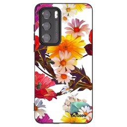 Fekete szilikon tok az alábbi mobiltelefonokra Huawei P40 - Meadow