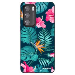 Fekete szilikon tok az alábbi mobiltelefonokra Huawei P40 - Pink Monstera