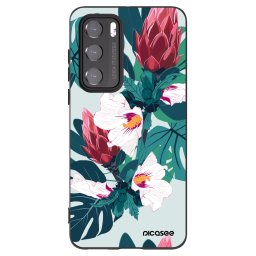 Fekete szilikon tok az alábbi mobiltelefonokra Huawei P40 - Rhododendron