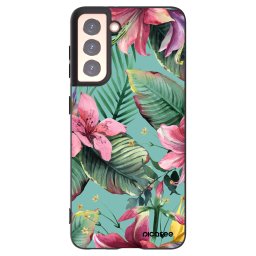 Fekete szilikon tok az alábbi mobiltelefonokra Samsung Galaxy S21 5G G991B - Hawaii