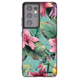 Fekete szilikon tok az alábbi mobiltelefonokra Samsung Galaxy S21 Ultra 5G G998B - Hawaii