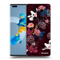Átlátszó szilikon tok az alábbi mobiltelefonokra Huawei Mate 40 Pro - Dark Meadow