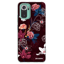 Átlátszó szilikon tok az alábbi mobiltelefonokra Xiaomi Redmi Note 10 Pro - Dark Meadow