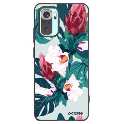 Fekete szilikon tok az alábbi mobiltelefonokra Xiaomi Redmi Note 10 Pro - Rhododendron