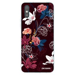 Átlátszó szilikon tok az alábbi mobiltelefonokra Xiaomi Redmi 9AT - Dark Meadow
