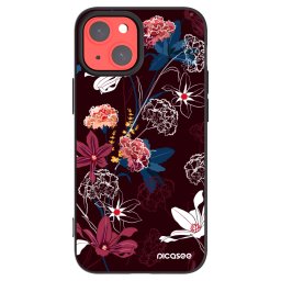 Fekete szilikon tok az alábbi mobiltelefonokra Apple iPhone 13 mini - Dark Meadow