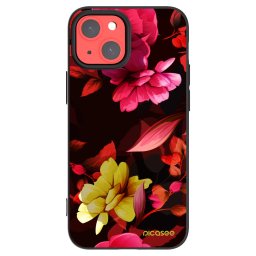 Fekete szilikon tok az alábbi mobiltelefonokra Apple iPhone 13 mini - Dark Peonny