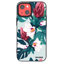 Fekete szilikon tok az alábbi mobiltelefonokra Apple iPhone 13 mini - Rhododendron