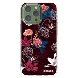 Átlátszó szilikon tok az alábbi mobiltelefonokra Apple iPhone 13 Pro - Dark Meadow