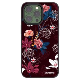 Fekete szilikon tok az alábbi mobiltelefonokra Apple iPhone 13 Pro - Dark Meadow