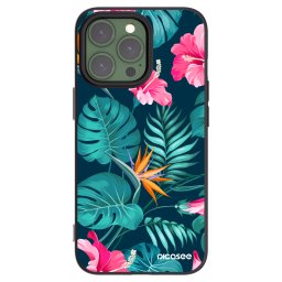 Fekete szilikon tok az alábbi mobiltelefonokra Apple iPhone 13 Pro - Pink Monstera