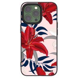 Fekete szilikon tok az alábbi mobiltelefonokra Apple iPhone 13 Pro - Red Lily