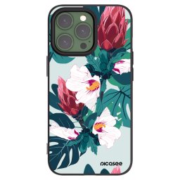 Fekete szilikon tok az alábbi mobiltelefonokra Apple iPhone 13 Pro - Rhododendron