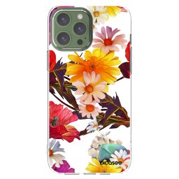 Átlátszó szilikon tok az alábbi mobiltelefonokra Apple iPhone 13 Pro Max - Meadow
