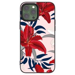 Fekete szilikon tok az alábbi mobiltelefonokra Apple iPhone 13 Pro Max - Red Lily