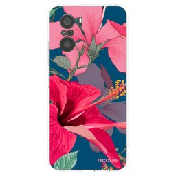 Átlátszó szilikon tok az alábbi mobiltelefonokra Xiaomi Poco F3 - Hibiscus