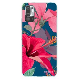 Átlátszó szilikon tok az alábbi mobiltelefonokra Xiaomi Redmi Note 10 5G - Hibiscus