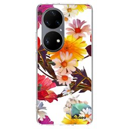 Átlátszó szilikon tok az alábbi mobiltelefonokra Huawei P50 - Meadow