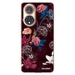 Átlátszó szilikon tok az alábbi mobiltelefonokra Huawei Nova 9 - Dark Meadow