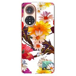 Átlátszó szilikon tok az alábbi mobiltelefonokra Huawei Nova 9 - Meadow