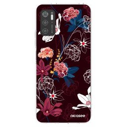 Átlátszó szilikon tok az alábbi mobiltelefonokra Xiaomi Poco M3 Pro 5G - Dark Meadow