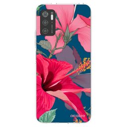 Átlátszó szilikon tok az alábbi mobiltelefonokra Xiaomi Poco M3 Pro 5G - Hibiscus
