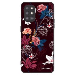 Fekete szilikon tok az alábbi mobiltelefonokra OnePlus 8T - Dark Meadow