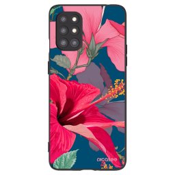 Fekete szilikon tok az alábbi mobiltelefonokra OnePlus 8T - Hibiscus
