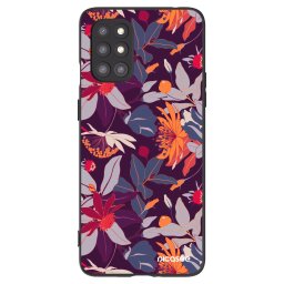 Fekete szilikon tok az alábbi mobiltelefonokra OnePlus 8T - Purple Leaf