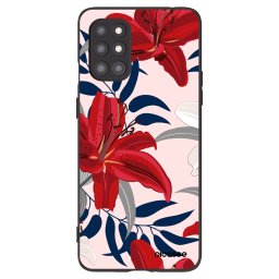 Fekete szilikon tok az alábbi mobiltelefonokra OnePlus 8T - Red Lily