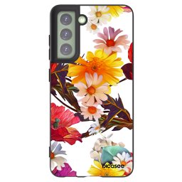Fekete szilikon tok az alábbi mobiltelefonokra Samsung Galaxy S21 FE 5G - Meadow