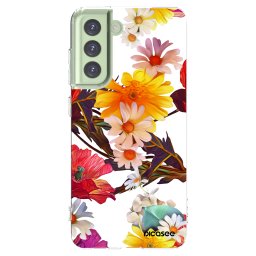 Átlátszó szilikon tok az alábbi mobiltelefonokra Samsung Galaxy S21 FE 5G - Meadow