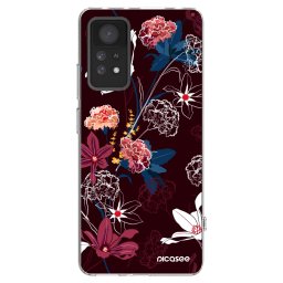 Átlátszó szilikon tok az alábbi mobiltelefonokra Xiaomi Redmi Note 11 Pro - Dark Meadow