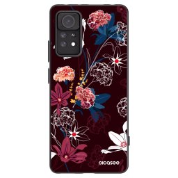 Fekete szilikon tok az alábbi mobiltelefonokra Xiaomi Redmi Note 11 Pro 5G - Dark Meadow