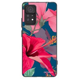 Fekete szilikon tok az alábbi mobiltelefonokra Xiaomi Redmi Note 11 Pro 5G - Hibiscus