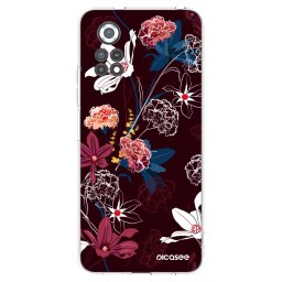 Átlátszó szilikon tok az alábbi mobiltelefonokra Xiaomi Poco X4 Pro 5G - Dark Meadow