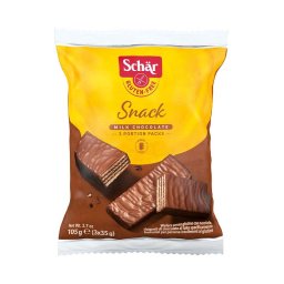 Schar mogyorós krémmel töltött gluténmentes ostya csokoládé bevonattal 105g