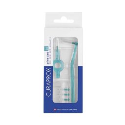 Curaprox CPS 06 Prime Start türkíz fogköztisztító kefe nyéllel 5x