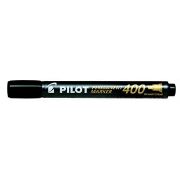 PILOT Alkoholos marker, 1,5-4 mm, vágott, PILOT "Permanent Marker 400", fekete
