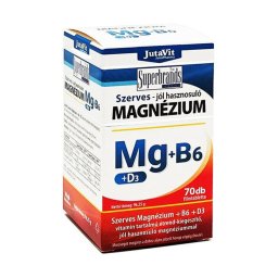Jutavit Szerves Magnézium+B6+D3 Tabletta 70 db