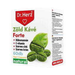 Dr. Herz Zöld kávé forte + C-vitamin + glükomannán kapszula 60x