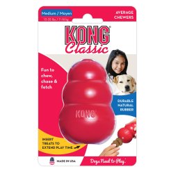 KONG Classic jutalomfalattal tölthető M 8,8 cm kutyajáték