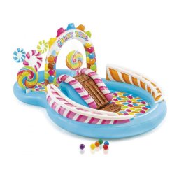 Candy Zone Play Center Felfújható vízi játszótér " cukorkából "