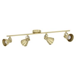 LED lámpatest , mennyezeti , spot , 4x3W , GU10 , arany , EGLO , SERAS , 900173