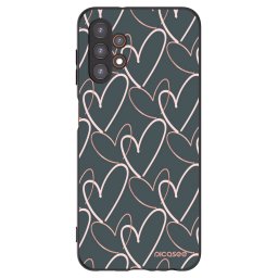Fekete szilikon tok az alábbi mobiltelefonokra Samsung Galaxy A13 4G A135 - Lots of love