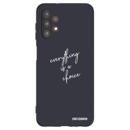 Fekete szilikon tok az alábbi mobiltelefonokra Samsung Galaxy A13 4G A135 - Everything is a choice
