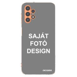 Átlátszó szilikon tok az alábbi mobiltelefonokra Samsung Galaxy A13 4G A135 - Saját fotó/motívum