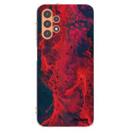 Átlátszó szilikon tok az alábbi mobiltelefonokra Samsung Galaxy A13 4G A135 - Organic red